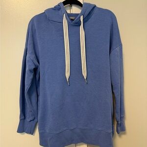 Aerie Women’s Blue Hoodie with White Drawstrings